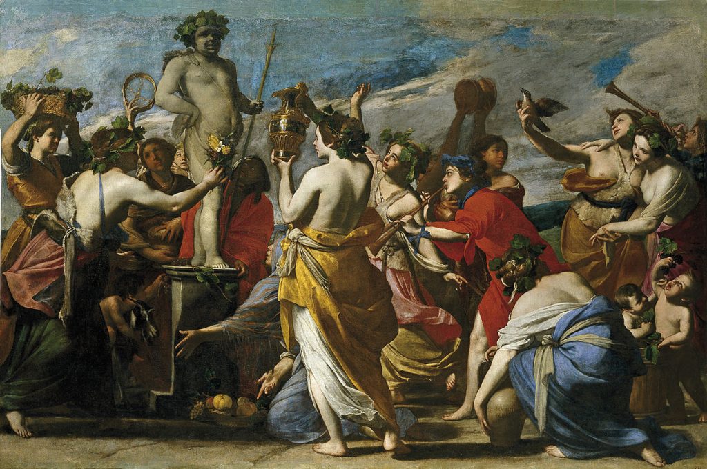 Baco y Dioniso historia del vino 